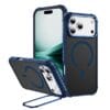 Soft-Touch Hard Phone Case for iPhone 17 Pro | 4-Corner Air Cushion + Ring Stand | MOQ 50