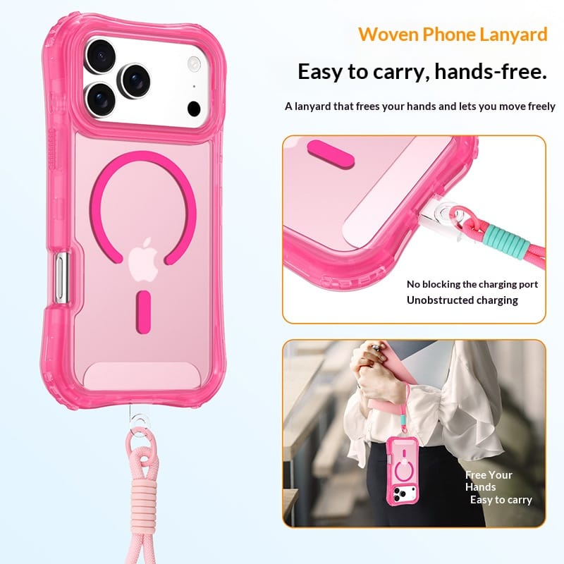 3-Piece Modular MagSafe iPhone 17 Pro Case | Tri-Layer Armor | MOQ 50