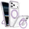 360° Lay-Flat Kickstand MagSafe iPhone 17 Pro Case | Clear Ring Colors | MOQ 50