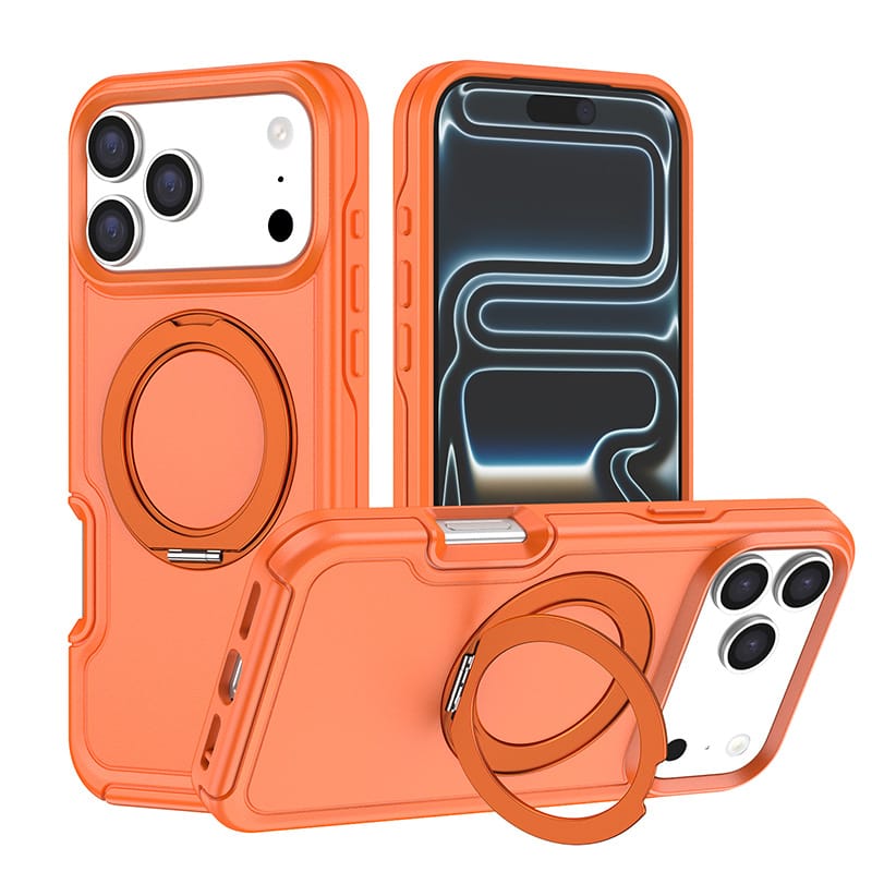 主图_08 Metal Camera Ring Stand MagSafe iPhone 17 Case | 3m Drop Protection | MOQ 50