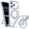 360° Lay-Flat Kickstand MagSafe iPhone 17 Pro Case | Clear Ring Colors | MOQ 50