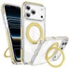 360° Lay-Flat Kickstand MagSafe iPhone 17 Pro Case | Clear Ring Colors | MOQ 50