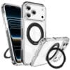 360° Lay-Flat Kickstand MagSafe iPhone 17 Pro Case | Clear Ring Colors | MOQ 50