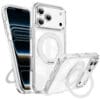 360° Lay-Flat Kickstand MagSafe iPhone 17 Pro Case | Clear Ring Colors | MOQ 50