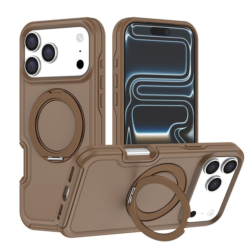 360° Rotating Kickstand MagSafe Case for iPhone 17 | Shockproof | MOQ 50