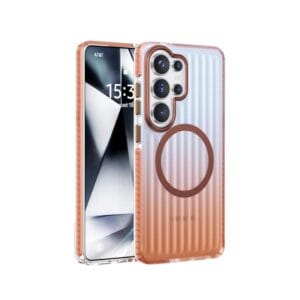 Gradient corrugated MagSafe case for Samsung Galaxy S26, low MOQ