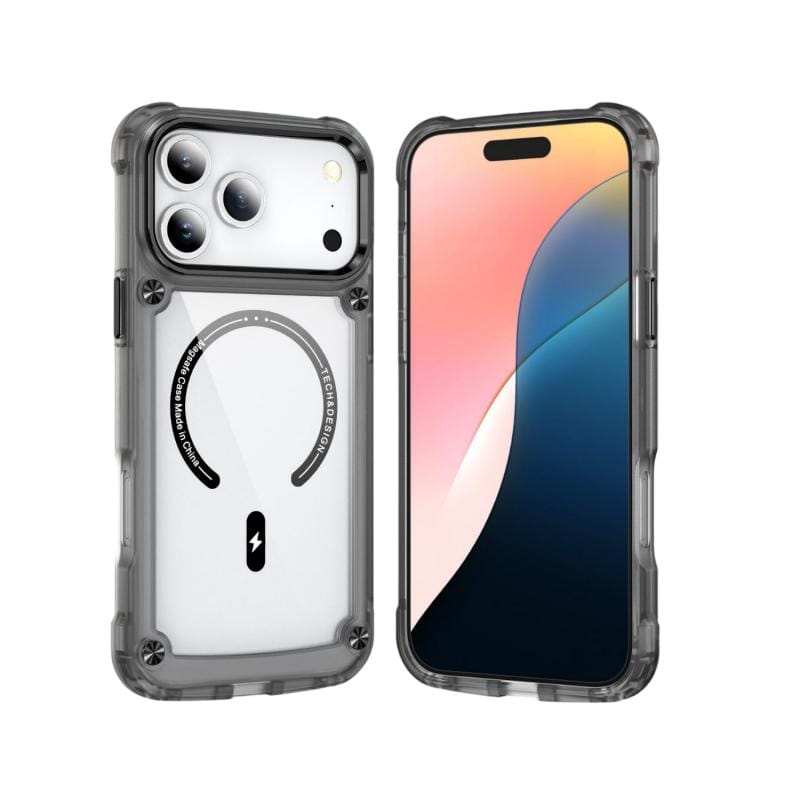 Clear Air Cushion MagSafe iPhone 17 Case | Dual-Layer | MOQ 50