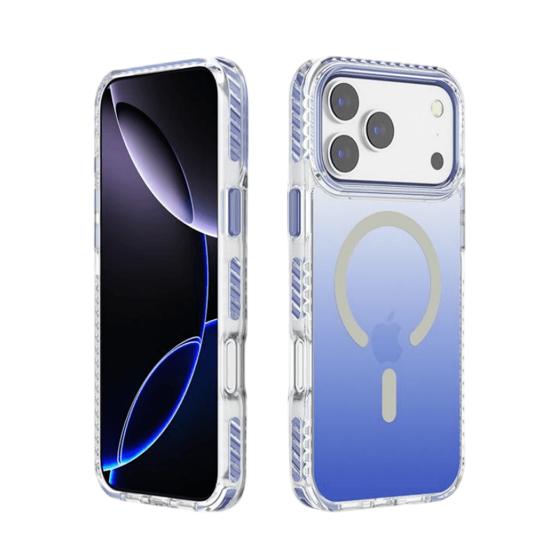 Gradient MagSafe iPhone 17 Pro case with dual-tone ombré finish