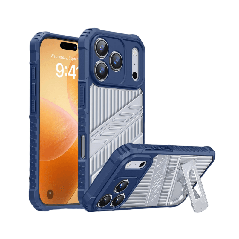 Hidden Flush Kickstand MagSafe iPhone 17 Case | Stealth Armor | MOQ 50