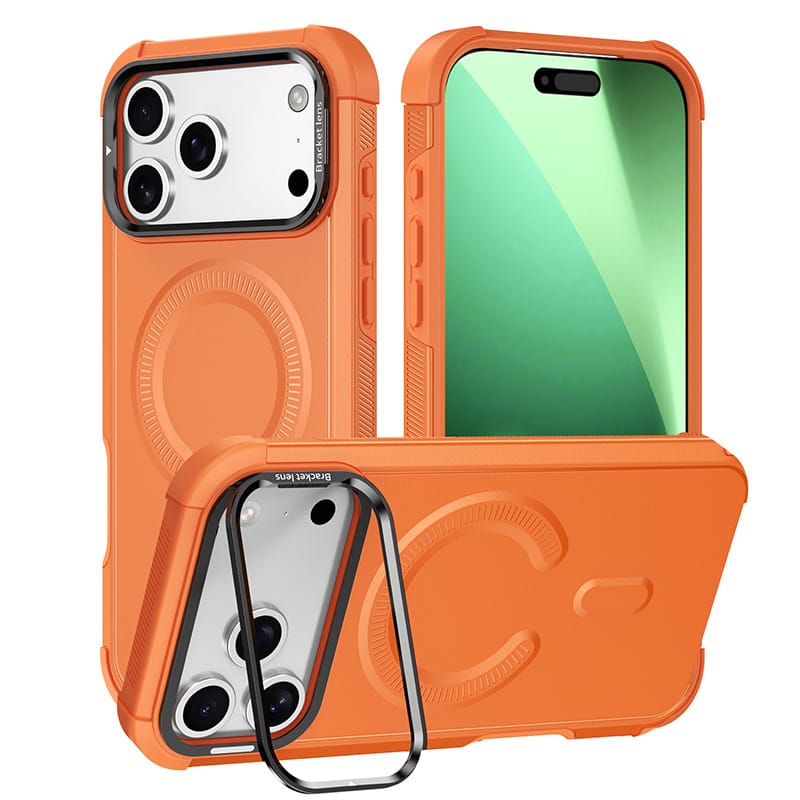 详情_03 Metal camera ring stand MagSafe iPhone 17 case, 3m drop-tested