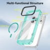 详情_03 Clear Anti-Yellowing MagSafe iPhone 17 Pro Max Case | Colored Bumper | MOQ 50