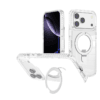 Glossy Clear iPhone MagSafe Case with Fixed Kickstand