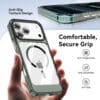 详情_06 Clear Anti-Yellowing MagSafe iPhone 17 Pro Max Case | Colored Bumper | MOQ 50