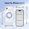 Lay-Flat 360° Kickstand MagSafe iPhone 17 Case | Clear Anti-Yellowing | MOQ 50