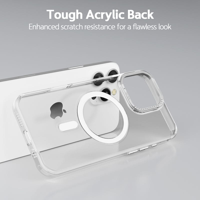 详情_11 Rhinestone Camera Ring MagSafe iPhone 17 Case | Quiet Luxury | MOQ 50