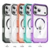 详情_12 Clear Anti-Yellowing MagSafe iPhone 17 Pro Max Case | Colored Bumper | MOQ 50