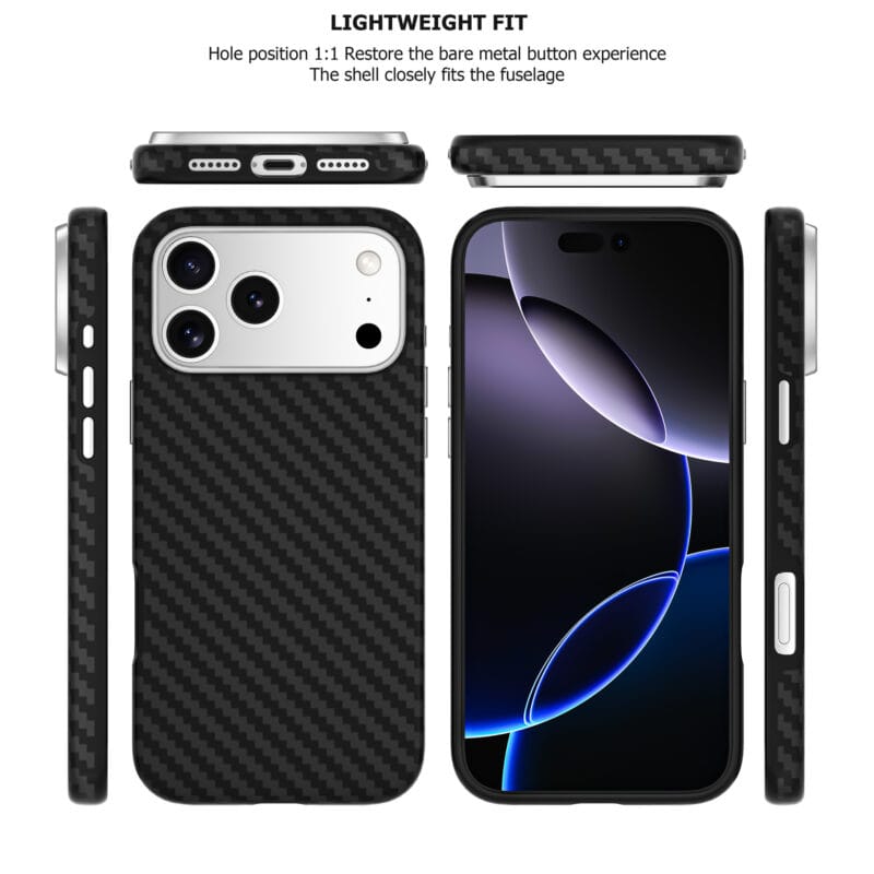 Kevlar-Reinforced MagSafe Phone Case for iPhone 17 Pro | MOQ 50