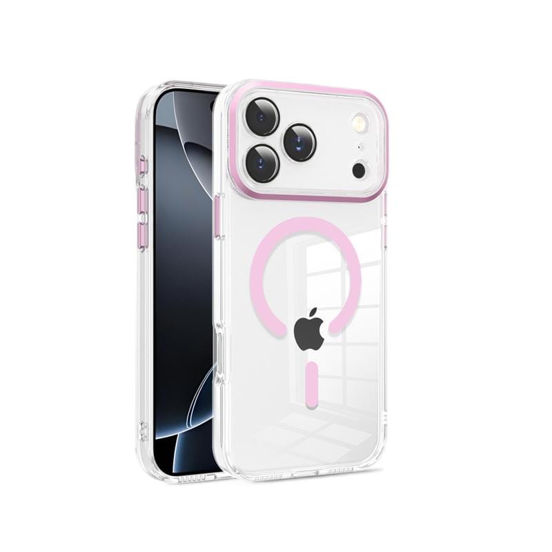 Clear Colored Bumper MagSafe iPhone 17 Pro Max Case | Pastel Hues | MOQ 50