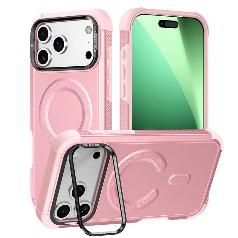 详情_24 Metal Camera Ring Stand MagSafe iPhone 17 Case | 3m Drop Protection | MOQ 50