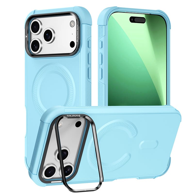 详情_28 Metal Camera Ring Stand MagSafe iPhone 17 Case | 3m Drop Protection | MOQ 50