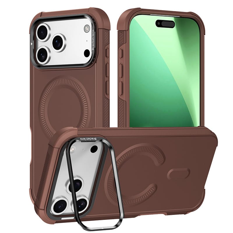 详情_29 Metal Camera Ring Stand MagSafe iPhone 17 Case | 3m Drop Protection | MOQ 50