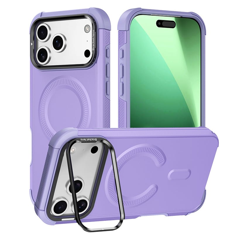 详情_31 Metal Camera Ring Stand MagSafe iPhone 17 Case | 3m Drop Protection | MOQ 50