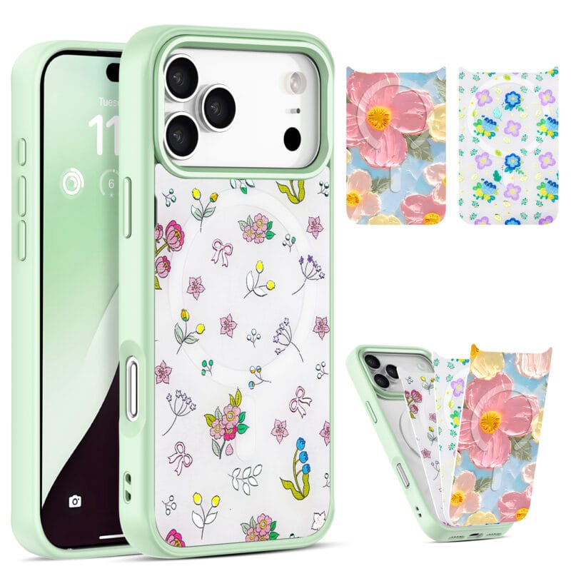 1 Modular interchangeable MagSafe iPhone 17 Pro case, 3-in-1 starter kit