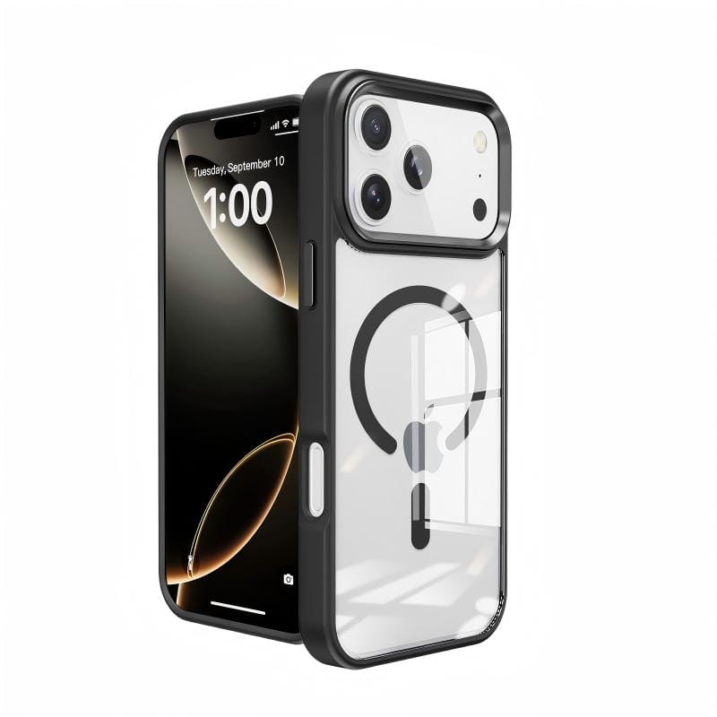 Crystal Clear Magnetic Armor iPhone Case