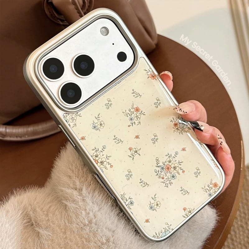 Vintage Ditsy Floral iPhone Case | Secret Garden Glossy Cover