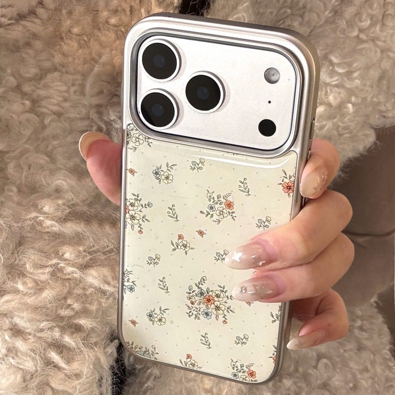 Vintage Ditsy Floral iPhone Case | Secret Garden Glossy Cover
