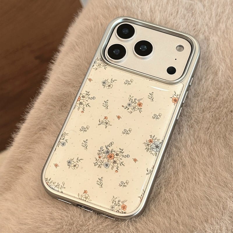 Vintage Ditsy Floral iPhone Case | Secret Garden Glossy Cover