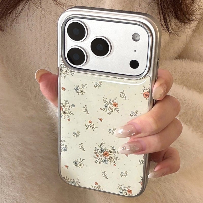 Vintage Ditsy Floral iPhone Case | Secret Garden Glossy Cover
