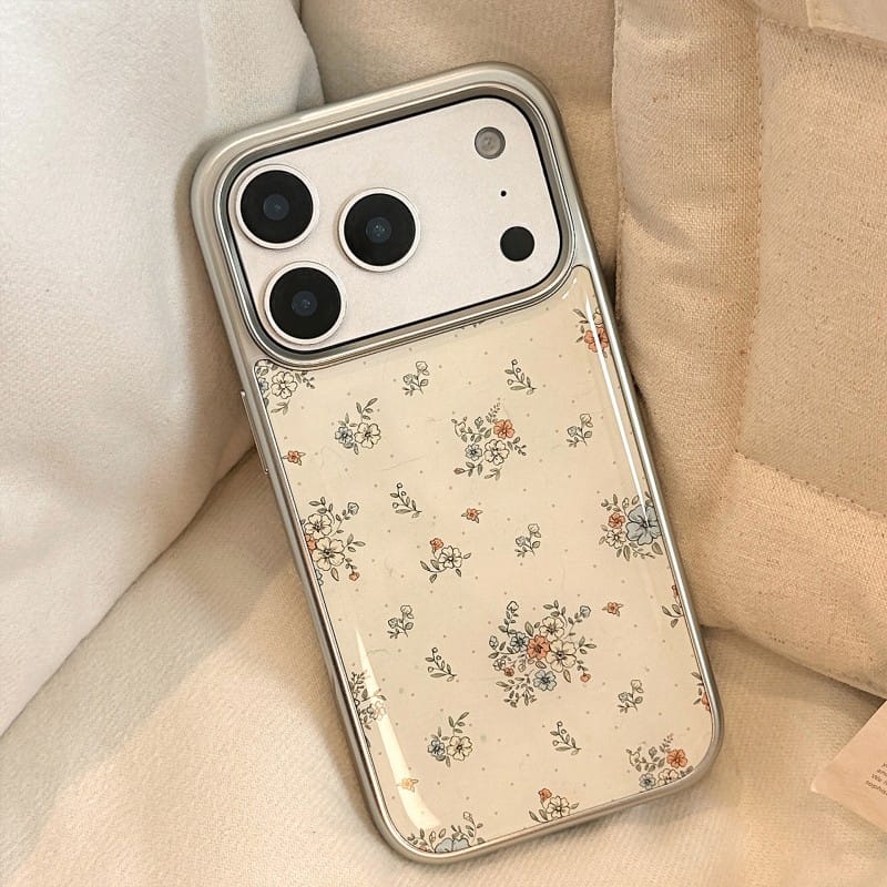 Vintage Ditsy Floral iPhone Case | Secret Garden Glossy Cover